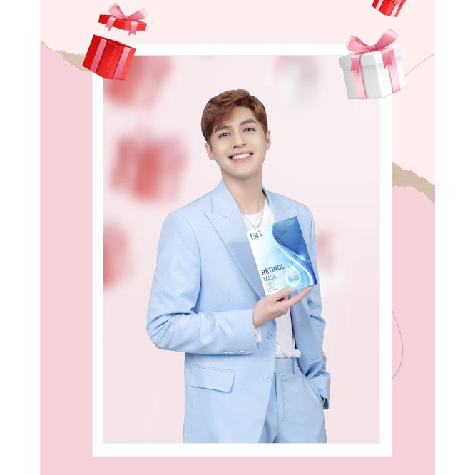 Mặt nạ Retinol E&G Beauty Daily trắng sáng căng bóng, Mask chống lão hóa 25g x 5 miếng 1 Hộp