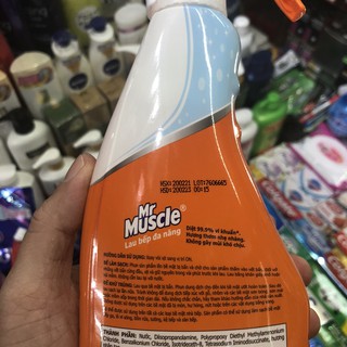 Xịt Lau Bếp Mr Muscle
