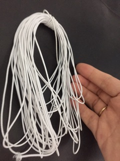 Combo 20m dây thun trắng đen đỏ nâu giá sỉ