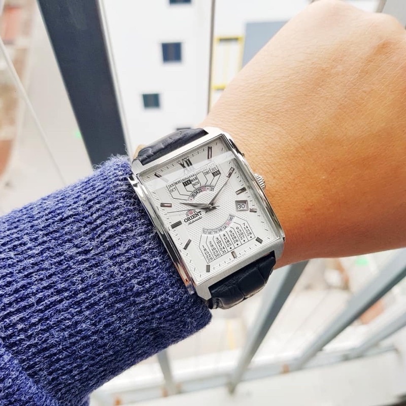 ĐỒNG HỒ NAM CHÍNH HÃNG ORIENT LỊCH VẠN NIÊN - FEUAG005WH | BigBuy360 - bigbuy360.vn