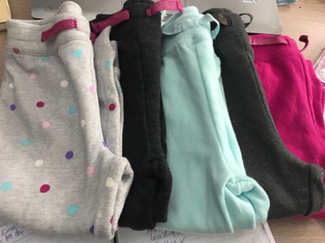 Quần Jogger Jumping Bean & Gap nỉ cho bé gái xuất xịn