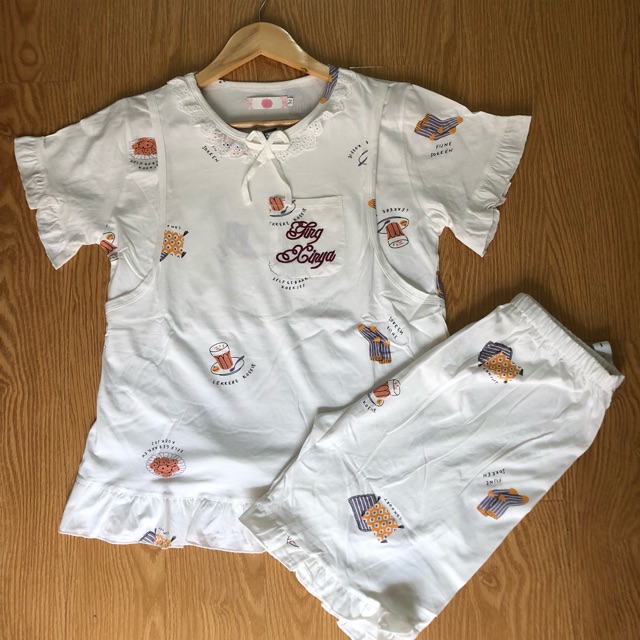 Đồ Bộ Bầu❤️Đồ Bộ Sau Sinh Cho Con Bú - Mẫu Đùi Tiểu Thư - Chất Cotton Đẹp