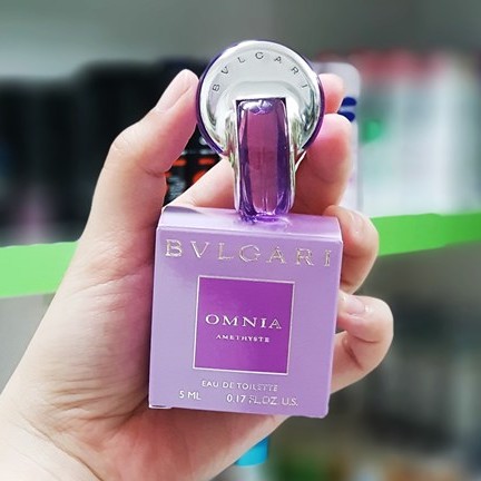 Nước hoa Mini Nữ Bvlgari Omnia Amethyste EDT 5ml Chính Hãng Ý