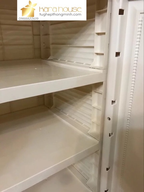 Tủ nhựa giả gỗ cao cấp nhập khẩu. Tủ 7 ngăn coa treo đồ, coa bánh xe, coa tay cầm. Hàng loại 1. Bảo hành 2 năm.