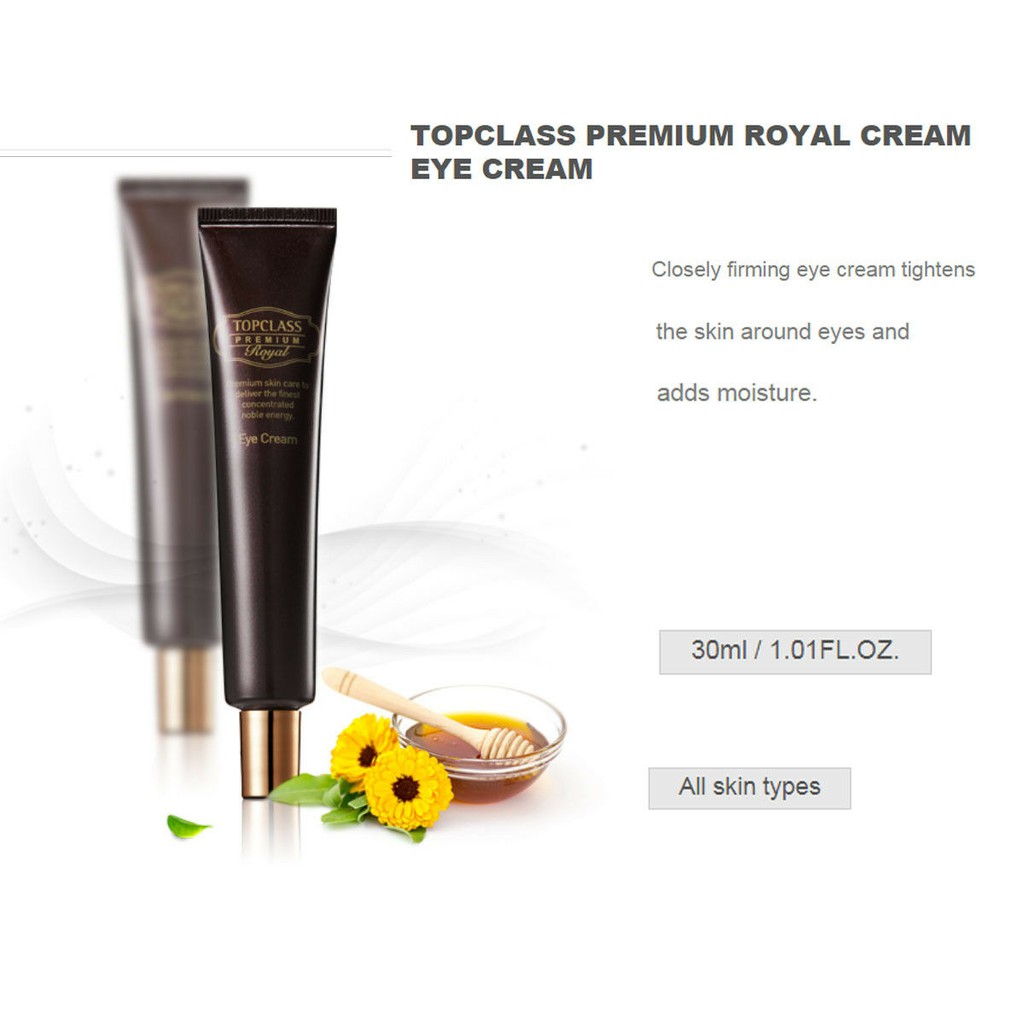 [Charmzone] kem dưỡng mắt chiết xuất mật ong Top Class Premium Royal Eye Cream 30ml