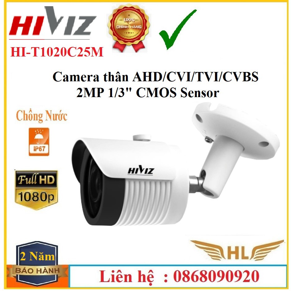 Trọn Bộ Camera 4 Mắt 2Mp Full HD 1080P Ngoài trời Đầu Ghi Kbvison KX-a7104SD6 Mắt Hiviz Đầy Đủ Phụ Kiện -Hàng Chính Hãng