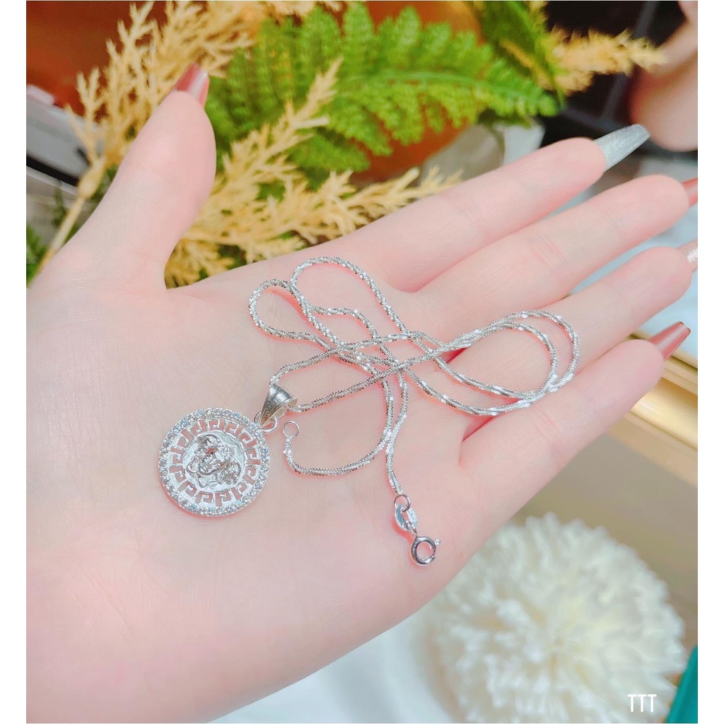 Dây chuyền nữ bạc Ý mặt VS cao cấp sang chảnh - Kho sỉ bạc Nhất Linh