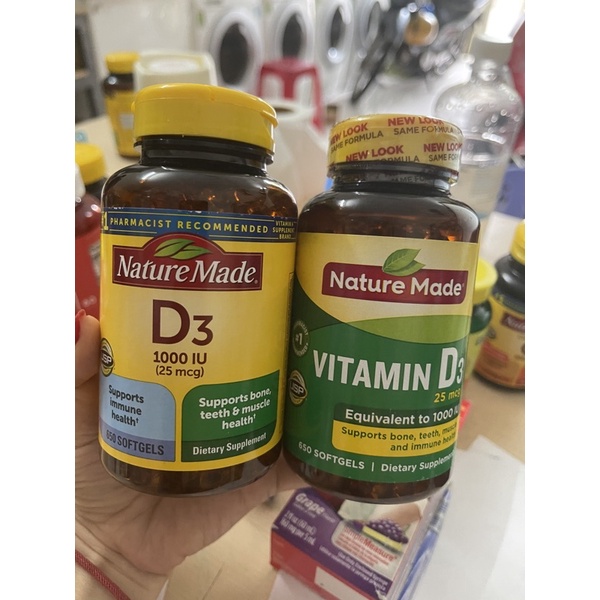 vitamin d ,Vitamin D3 Nature's Bounty vitamin d3 người lớn HSD 2023 | Thế Giới Skin Care
