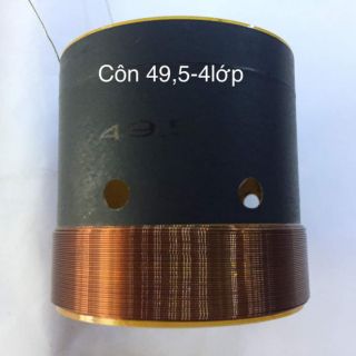Coil loa côn loa bass 49,5 4 lớp phíp chịu nhiệt .