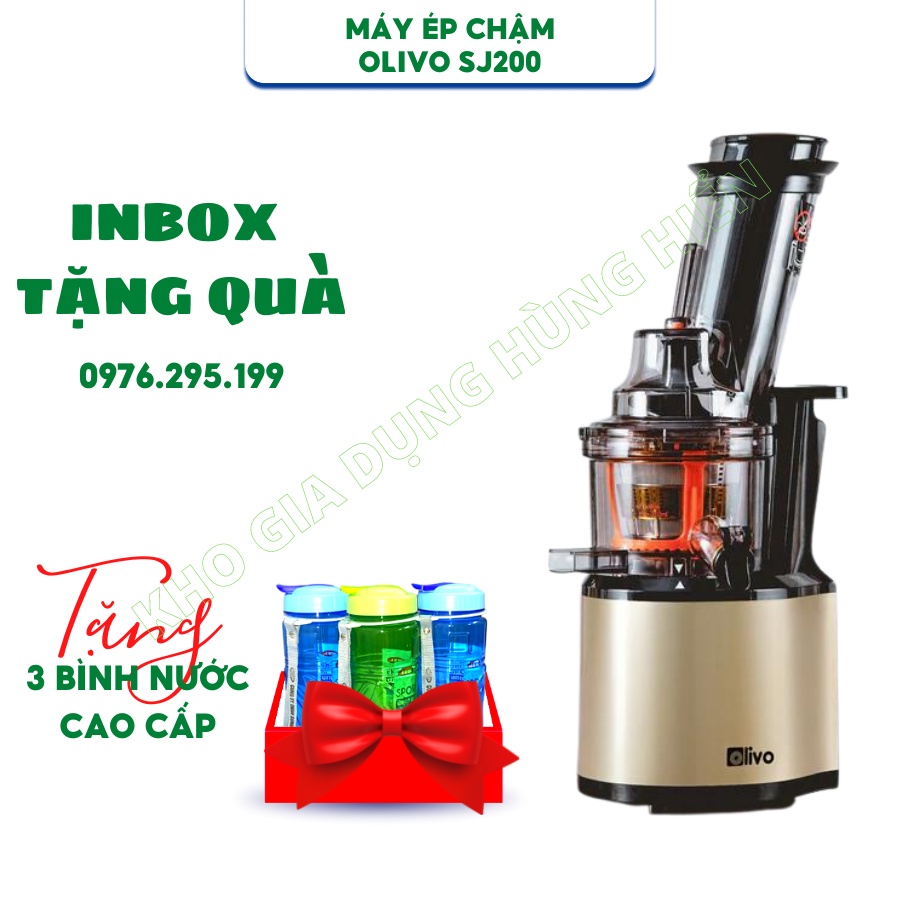 Máy Ép Chậm Olivo SJ200 Thương hiệu Mỹ (New 2022) - Hàng chính hãng