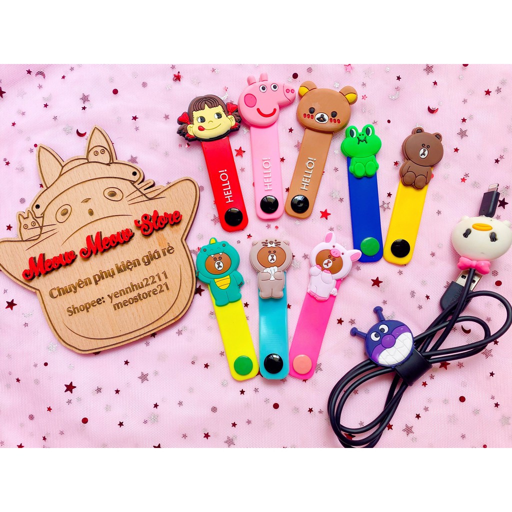 ❣️Ảnh +Video Thật❣️Dây Quấn Cáp Sạc Tai Nghe- Kẹp Quấn Gọn Sạc Tai Nghe Xinh Xắn❣️ | BigBuy360 - bigbuy360.vn