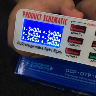Sạc thông minh USB FAST 6 cổng