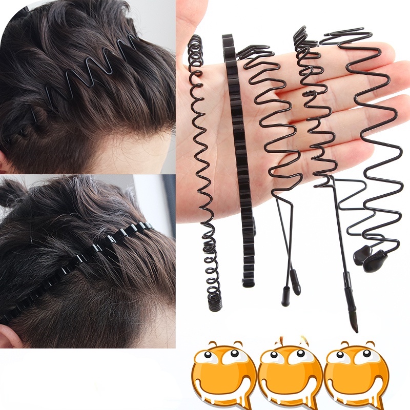 Cài tóc nam đơn giản cố định kiểu tóc rửa mặt thời trang Hàn Quốc