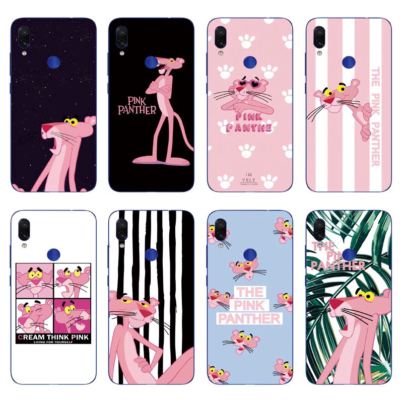 Ốp điện thoại nhựa mềm họa tiết báo hồng xinh xắn cho Xiaomi Redmi 7 S2 / Note 7 6 5 Pro