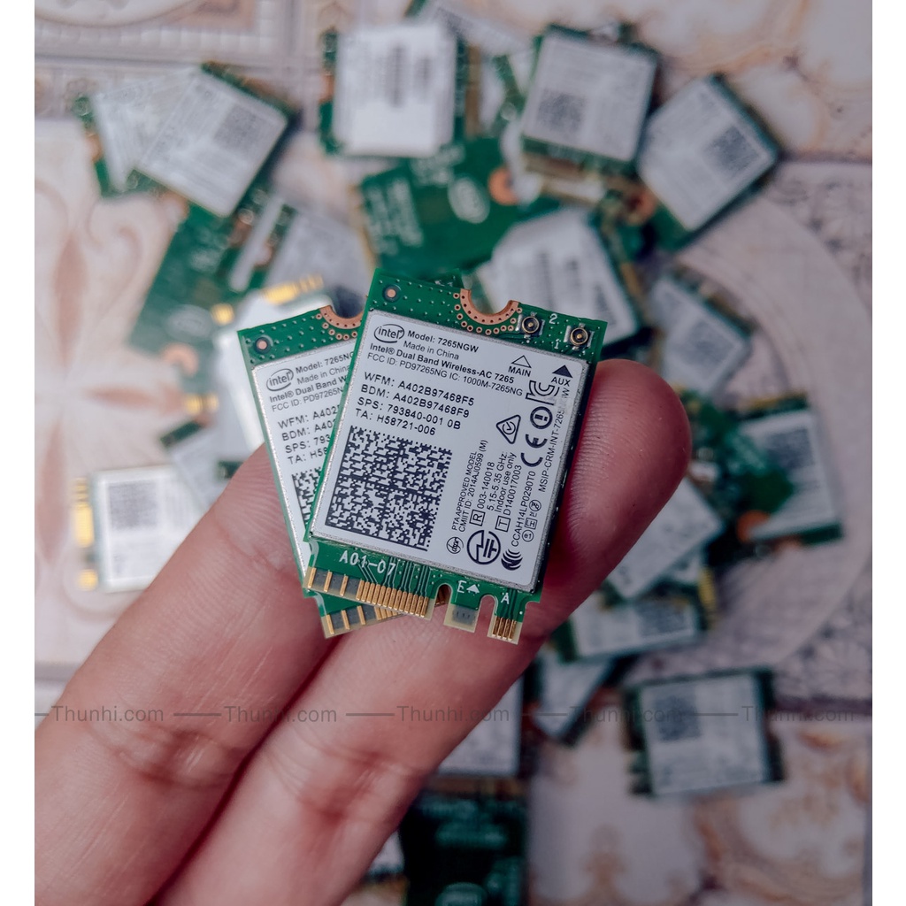 Card WiFi AC 5G dùng cho Lenovo/ ThinkPad, Intel 7265NGW AC 2.4G 5G , Bluetooth 4.2