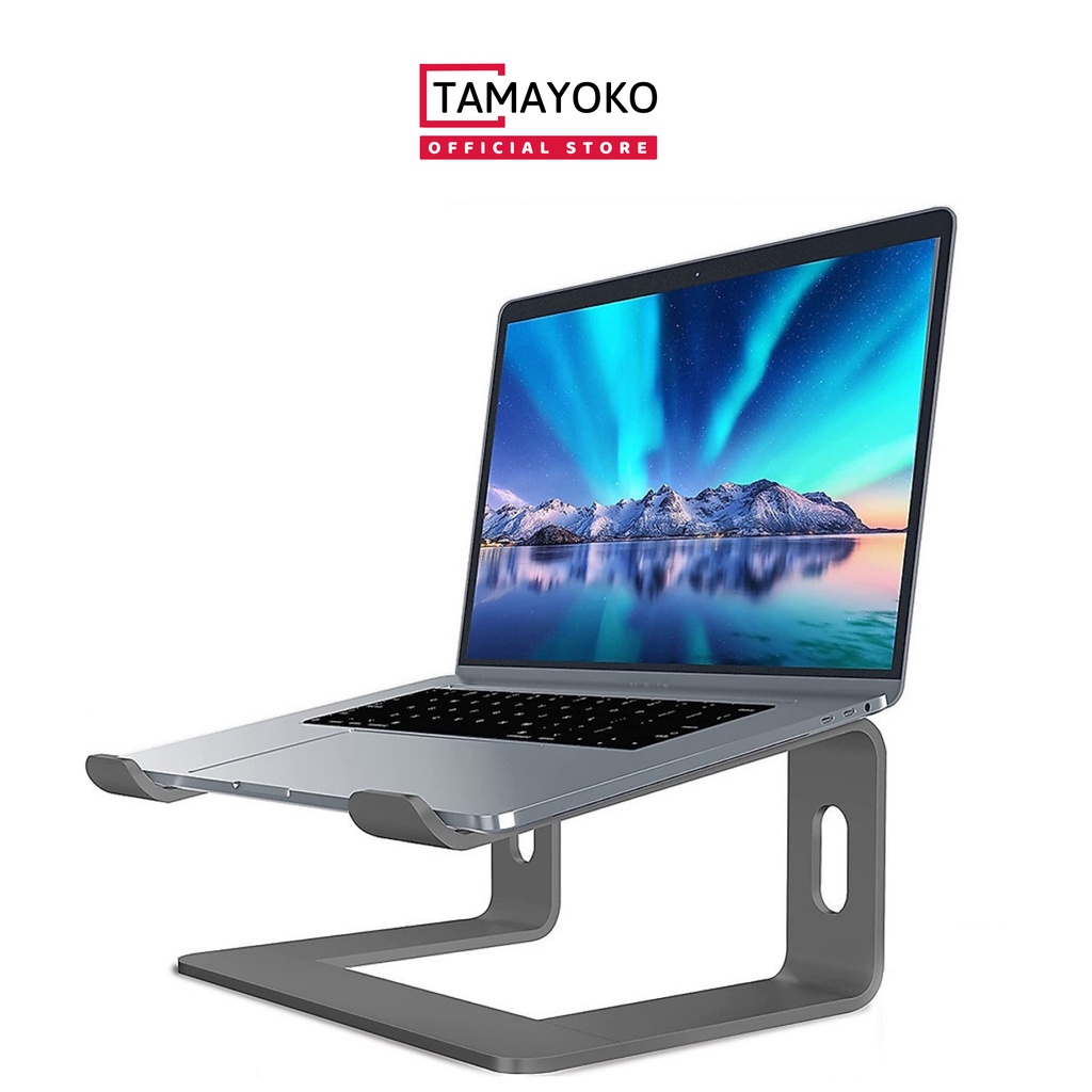 Giá Đỡ Máy Tính Laptop Macbook Hợp Kim Nhôm Cao Cấp Tháo Rời Tiện Lợi - Hàng Chính Hãng Tamayoko