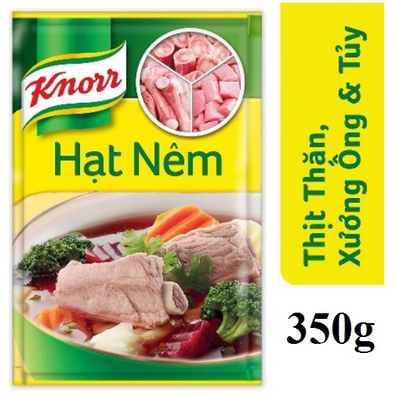 Hạt Nêm Knorr Thịt Thăn Xương Ống Gói 350g