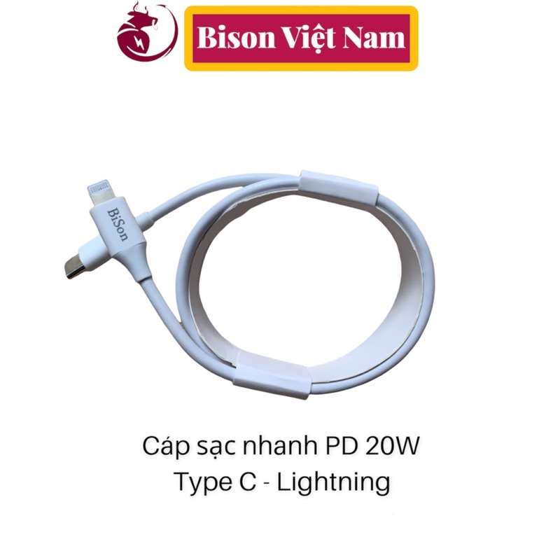 Sạc nhanh Bison 20W 2 cổng chính hãng bảo hành 12 tháng
