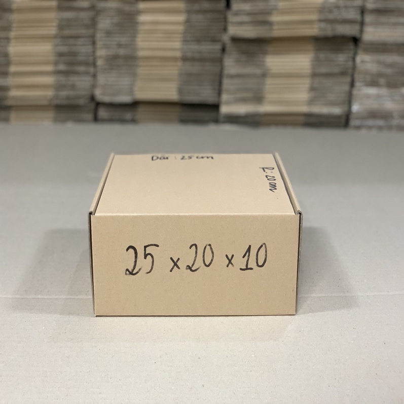 HP - combo 20 Hộp Carton Nắp Gài 25x20x10