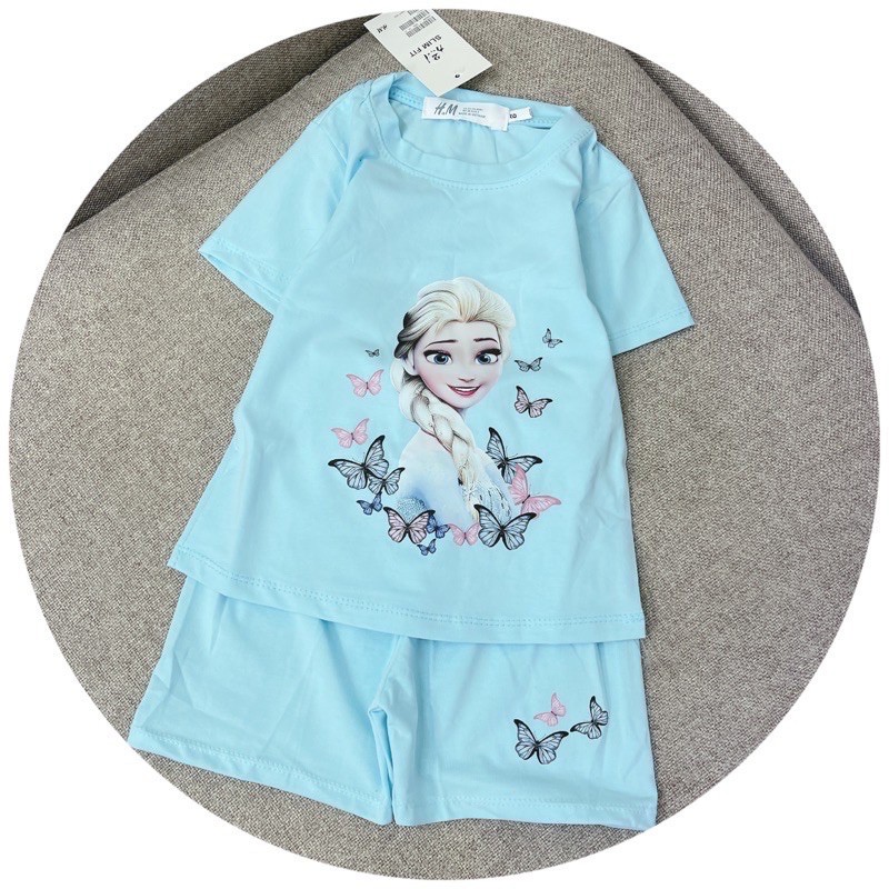 BÁN SỈ BỘ ĐÙI HÌNH ELSA MÀU XANH CHO BG