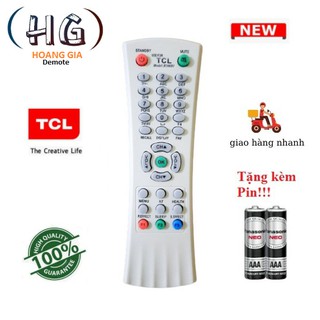 Điều khiển tivi TCL đời cũ - tivi TCL màn hình dày- Hàng Tốt 100% Tặng kèm Pin!!!