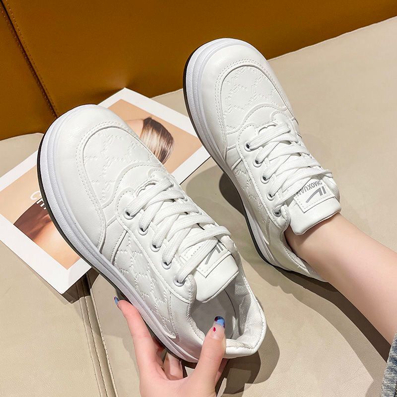 Giày Thể Thao Cột Dây Đế Dày Năng Động Thời Trang Cho Nữ