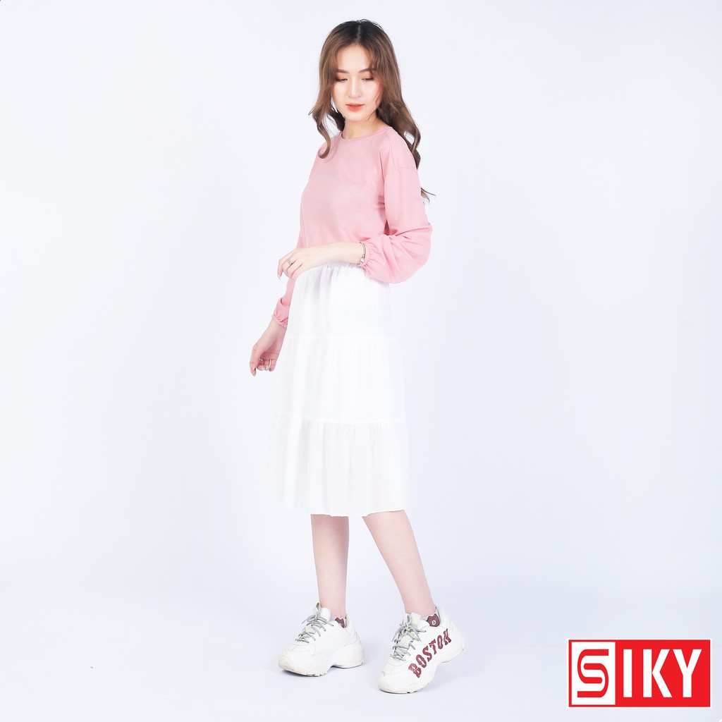 💋 Chân váy 3 tầng Ullzang dài qua gối - SIKY-CV-06 | BigBuy360 - bigbuy360.vn