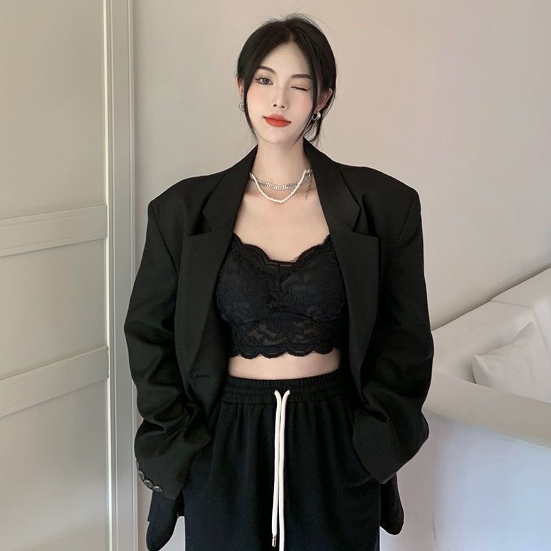 Áo bra ren hoa thiết kế croptop 1818