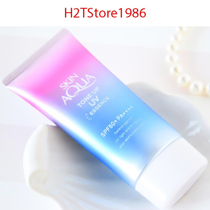 Kem chống nắng Skin Aqua Tone up UV SPF 50+ PA++++ 80gr [Nội địa chính hãng Nhật]