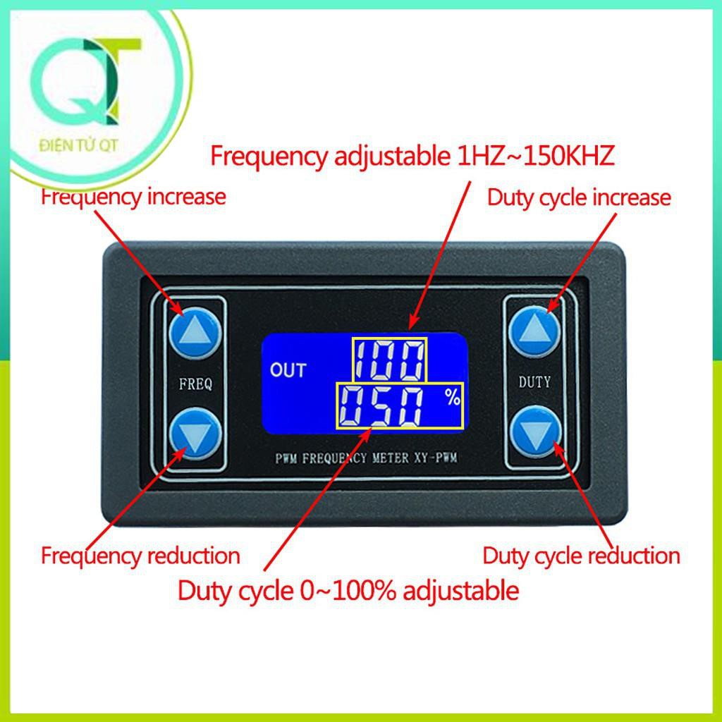 Bộ Tạo Tín Hiệu Chu Kỳ PWM 1Hz-150KHz Bộ Tạo Xung 1Hz-150Khz XY-PWM-150