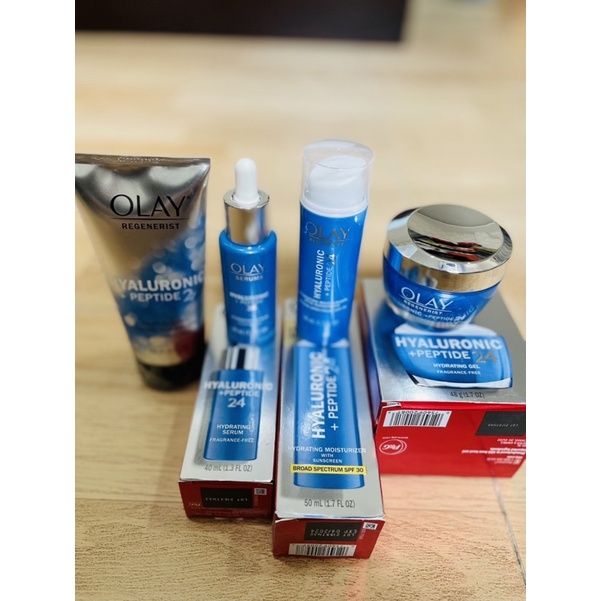 Kem dưỡng cấp ẩm dạng gel Olay Hyaluronic + Peptide 24h