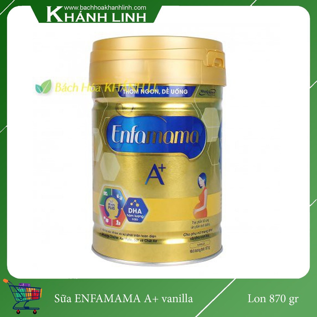 Sữa EnfaMama Hương Vani LON 400gr / 870gr