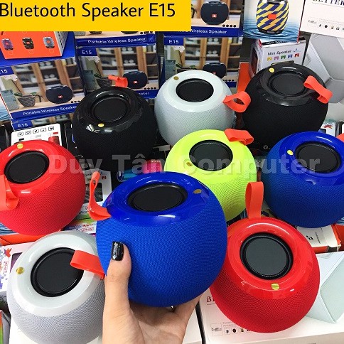 Loa Bluetooth E15 chất lượng âm thanh tuyệt hảo, tiện dụng mang đi du lịch, dã ngoại