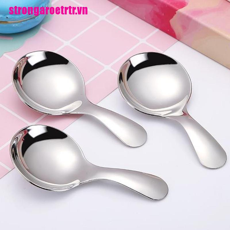 Muỗng Múc Gia Vị Bằng Thép Không Gỉ Tay Cầm Ngắn Dễ Thương