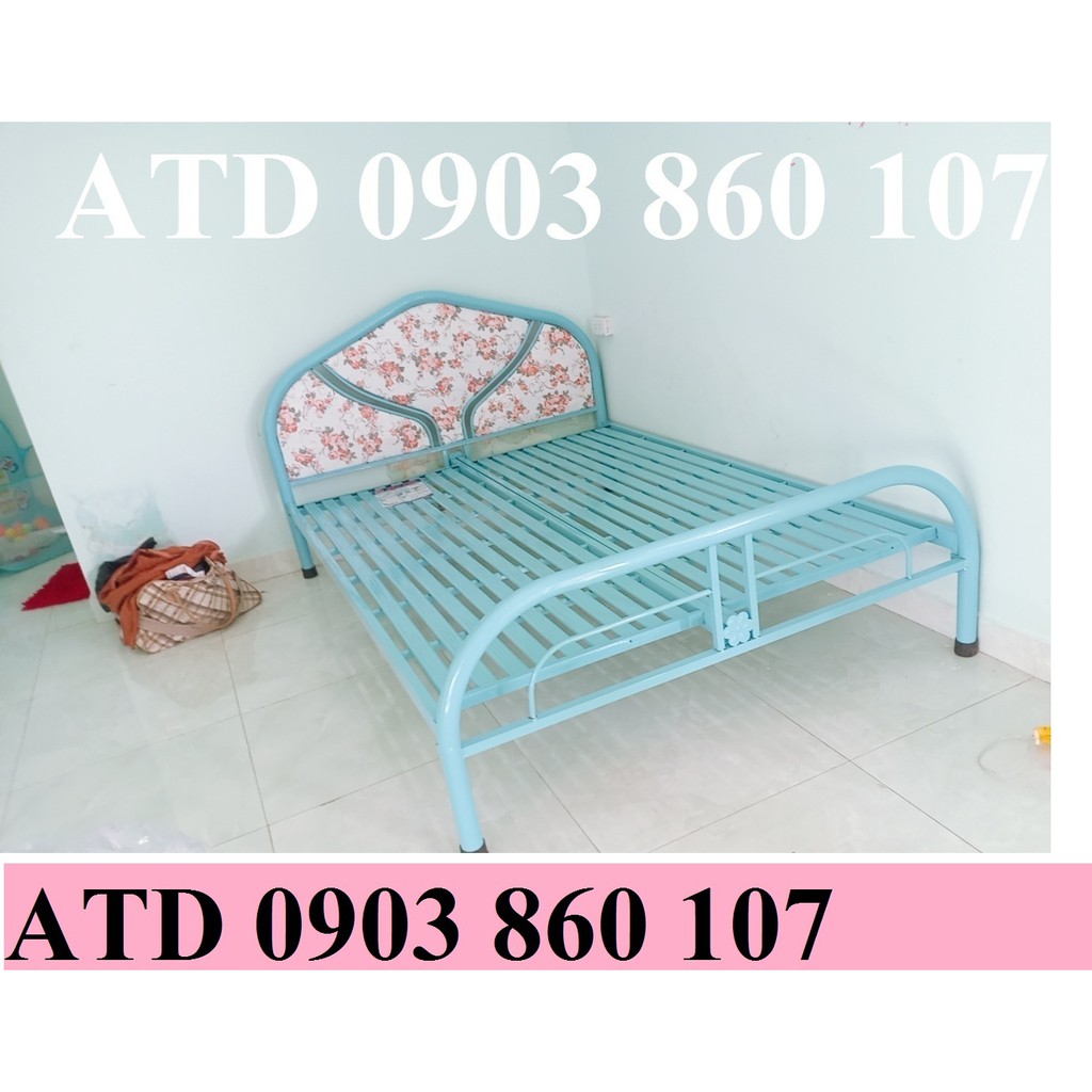 Giường sắt đơn giá rẻ đủ kích thước 80cm 1m 1.2m 1.4m 1.6m 1.8m dài 2m tphcm bình dương giao nhanh