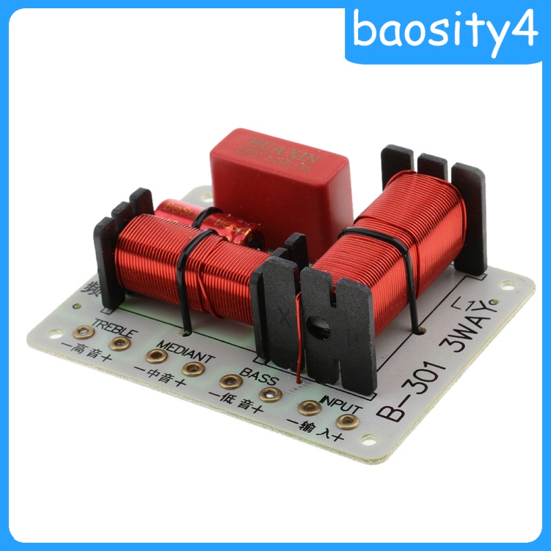 [baosity4] 180W 3 Way Audio Speaker Frequency Divider Aplifier Crossover Filter