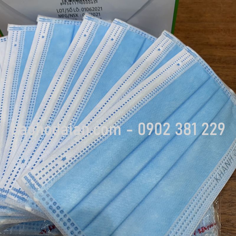 Khẩu trang y tế kháng khuẩn 4 lớp Khánh An - (hộp 50 cái)