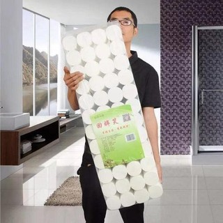 Giấy vệ sinh không lõi bịch 50 cuộn (nặng 2,5 kg) siêu dai