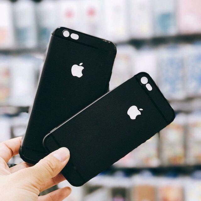 Ốp Lưng Đen Trơn 5 6 7 6s 6plus 7plus X XS