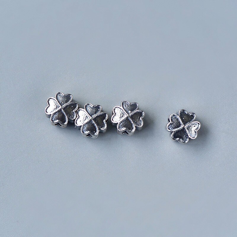 [GIÁ SỈ]Charm cỏ 4 lá bạc cao cấp cực xinh - Hàng bạc loại 1 siêu đẹp PH302