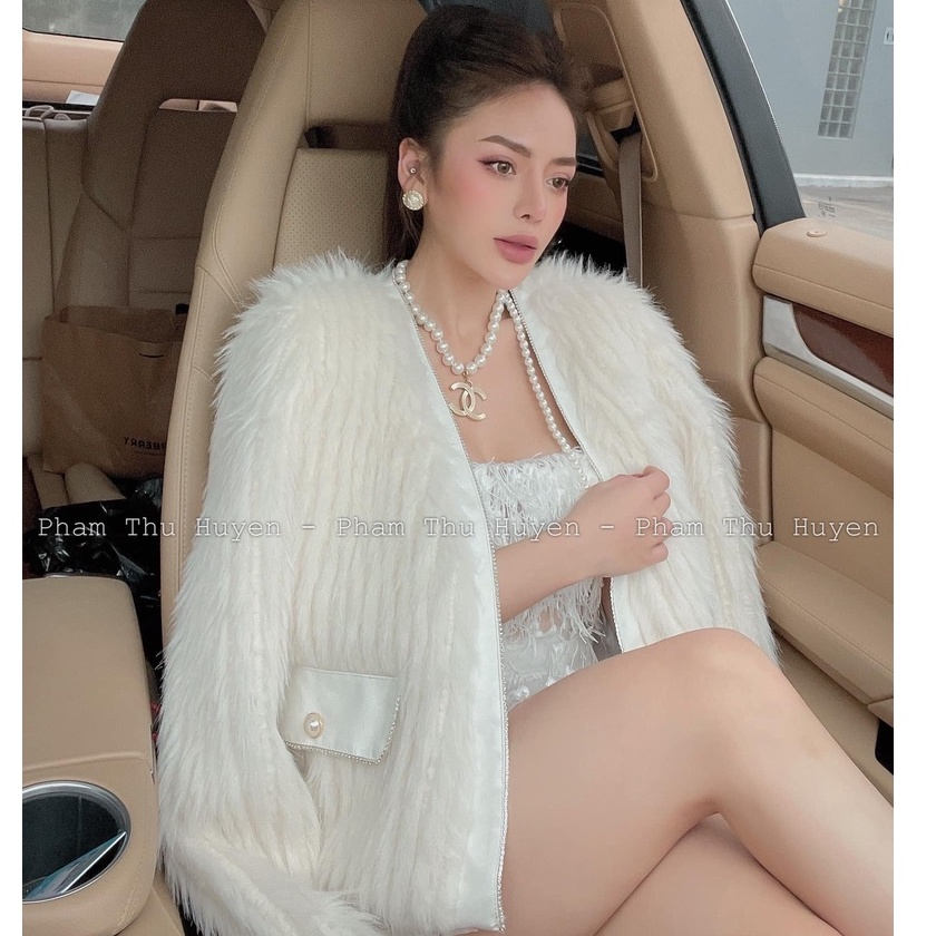 Áo lông thỏ Hàn Quốc sang chảnh | BigBuy360 - bigbuy360.vn