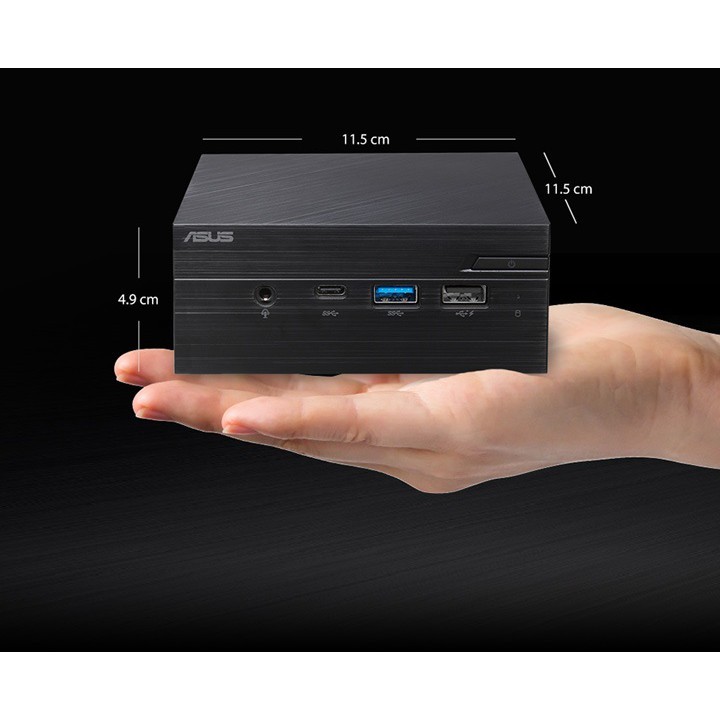 Asus Mini PN40-MKM1PE(ASUS PN40 Intel Pentium J5005/Wi-Fi5/BT5.0/LAN/65W/nOS/ĐEN/HDD PACKING/VESA MOUNT) | BigBuy360 - bigbuy360.vn