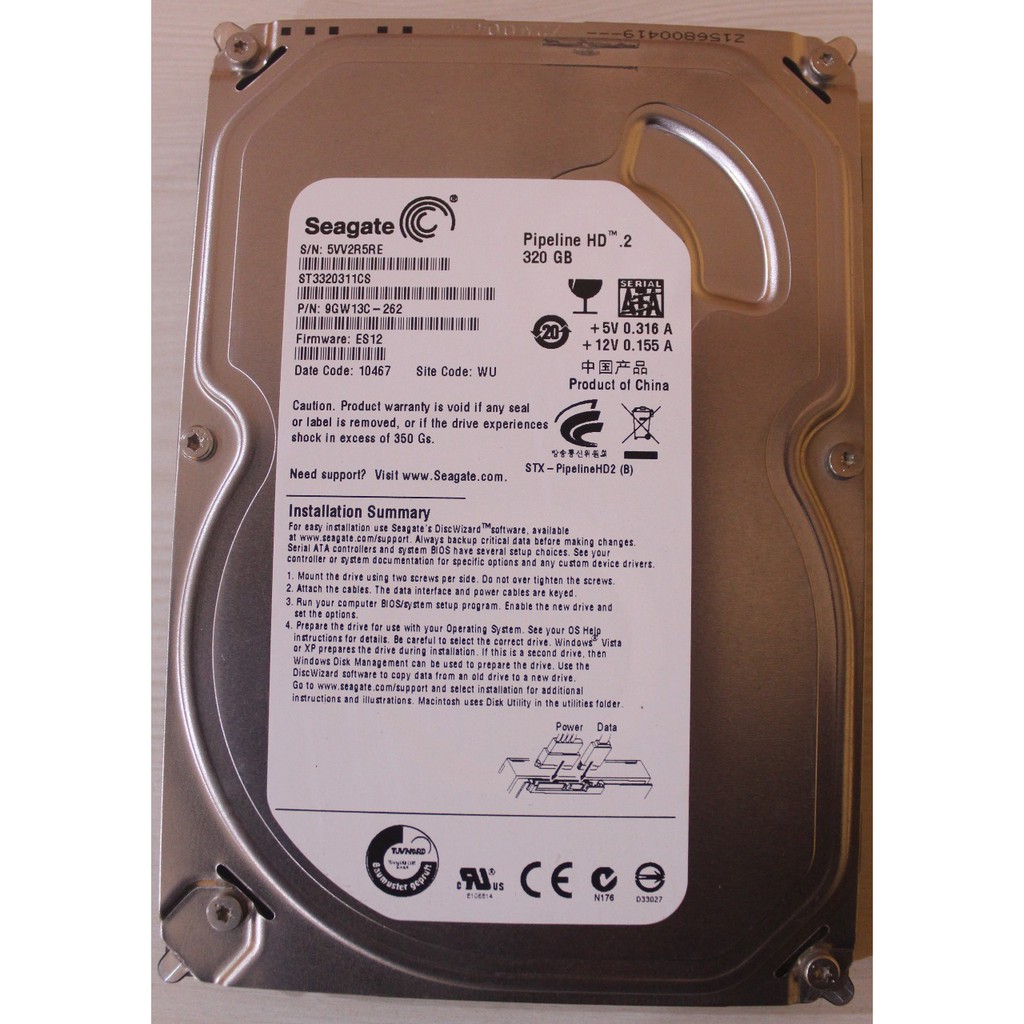 Ổ Cứng Mỏng Seagate 320gb Sata
