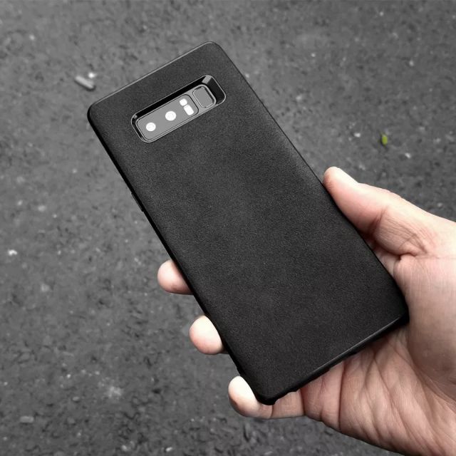 Note 8 / S8 plus / S8 / S9+/ S9 - Ốp lưng Alcantara Rugged