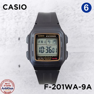 Đồng hồ nam dây nhựa Casio Standard chính hãng Anh Khuê F-200 & F-201 Series