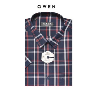 Owen - áo sơ mi ngắn tay owen regular fit vải sợi bạch đàn 22691