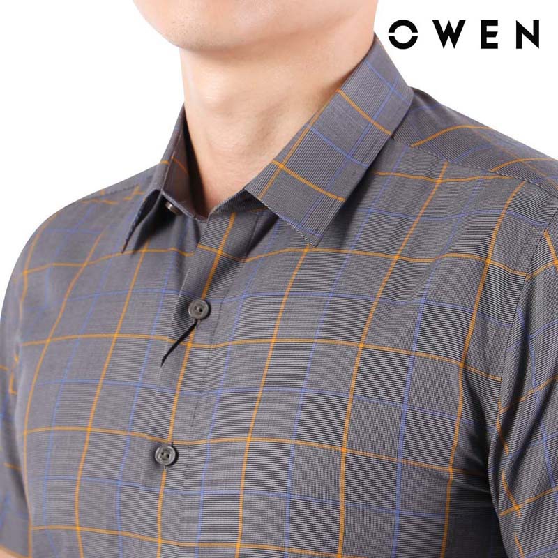 Áo sơ mi ngắn tay nam Owen Slimfit - AS22678N