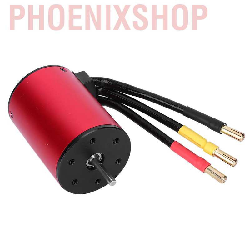 RC 1 Động Cơ Không Chổi Than Hh3650 3100-4300kv 4 Cực Cho Mô Hình Xe Điều Khiển Từ Xa 1 / 10