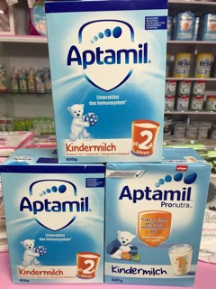 Sữa Aptamil Nội Địa Đức 1+, 2+ 600g