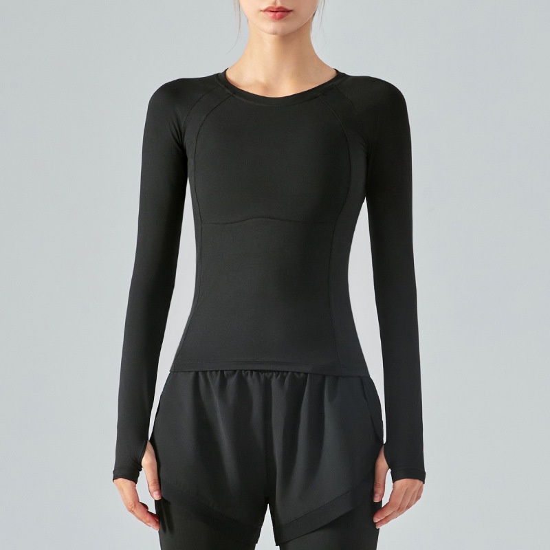 Lululemon  Áo Thun yoga Dài Tay Mềm Dáng Ôm DSL345